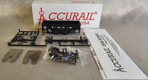 Nuevo de Lote Antiguo Accurail Escala HO Madera Virginiana Lateral Doble Tolva Kit 2707 VGN 15784 | Zustand: New