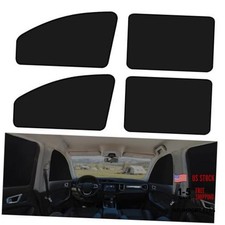 Magnetic Car Side Window Shades - 4 Pack - 100 Black - Smooth Blackout - 4PCS