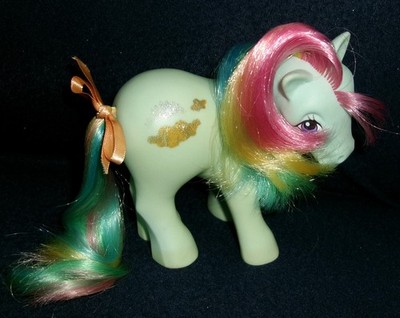 Rose: My Little Pony MLP Vintage Rainbow Pony Sunlight #11 VERY GOOD glittery G1