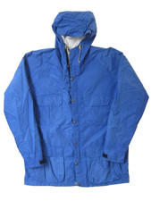 Vintage 1984 Bass Pro Shop Outdoors Gore-Tex Blue Jacket Parka Coat Men's Large