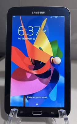 Samsung 7'' Galaxy Tab 3 SM-T217A 16GB Black (ATT) Tablet Works Charges 100% EUC
