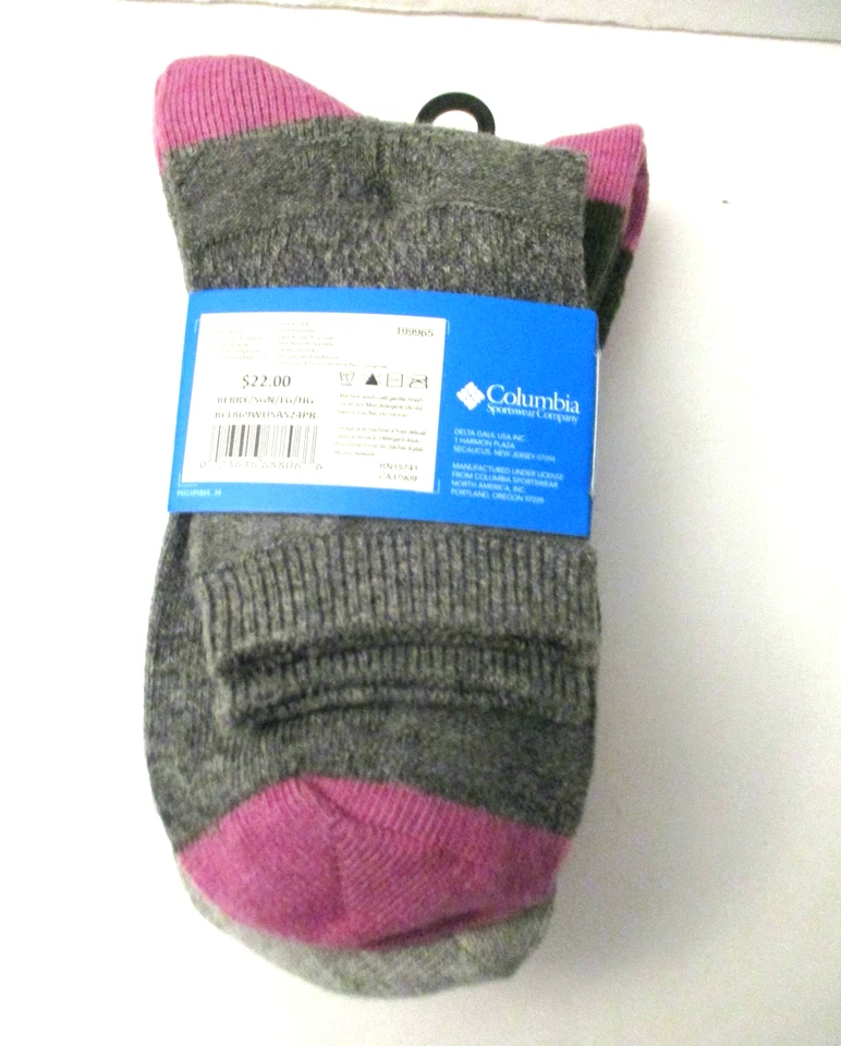Columbia Mujer 4 Pares Mezcla Lana Tobillera Calcetines Zapato Talla 4-10 Foto 3 de 3