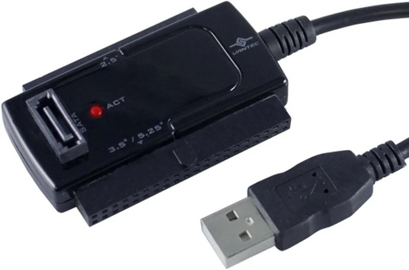 Vantec CB-ISATAU2 SATA/IDE to USB 2.0 Adapter Supports 2.5-Inch, 3.5-Inch, 5.25