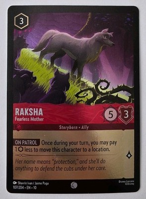 Raksha - Fearless Mother 107/204 Whispers in the Well Cold Foil NM