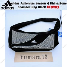 adidas Adilenium Season 4 Rhinestone Shoulder Bag Black KF0903