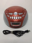 Vintage Sony Red Portable Boombox CD / Cassette / Radio Tested & Working CFD-E75