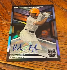 2023 Panini Elite Extra Edition Base Signatures Auto# 5 Maui Ahuna
