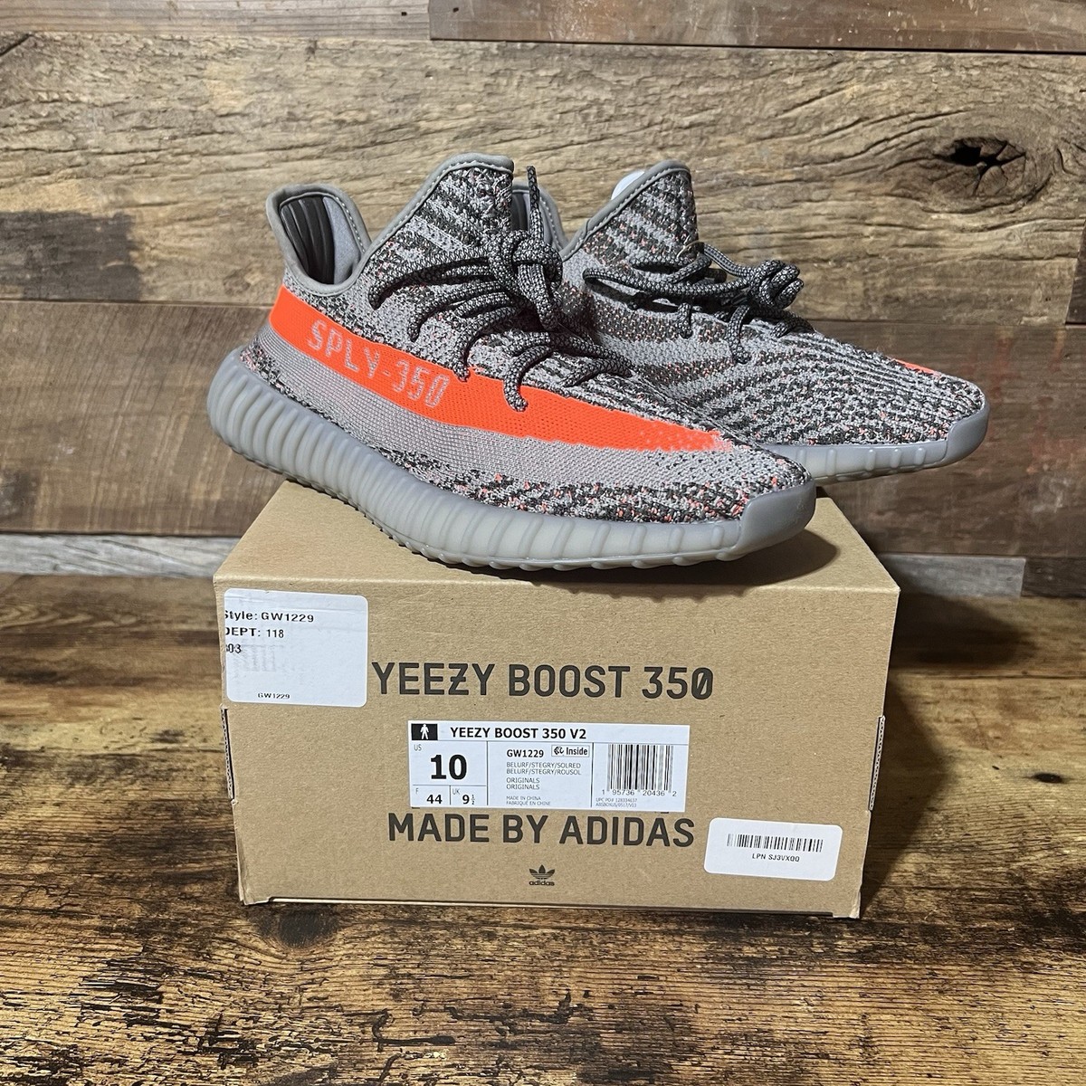 Adidas Yeezy Boost 350 V2 Beluga Reflective GW1229 Men Size 10