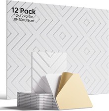 Sound Proof Foam Panels for Walls, 12 Pack Self-Adhesive Acoustic Panels, 12"...