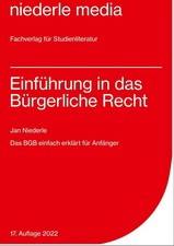 Jan Niederle | Einführung in das Bürgerliche Recht | Taschenbuch | Deutsch