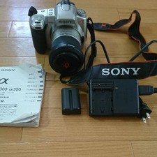 Sony Alpha 300 Digital DSLR Camera with Accessories and Carrying Case