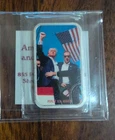 July 13, 2024 Donald J. Trump 1 oz Silver Art Bar - Fight, Fight, Fight