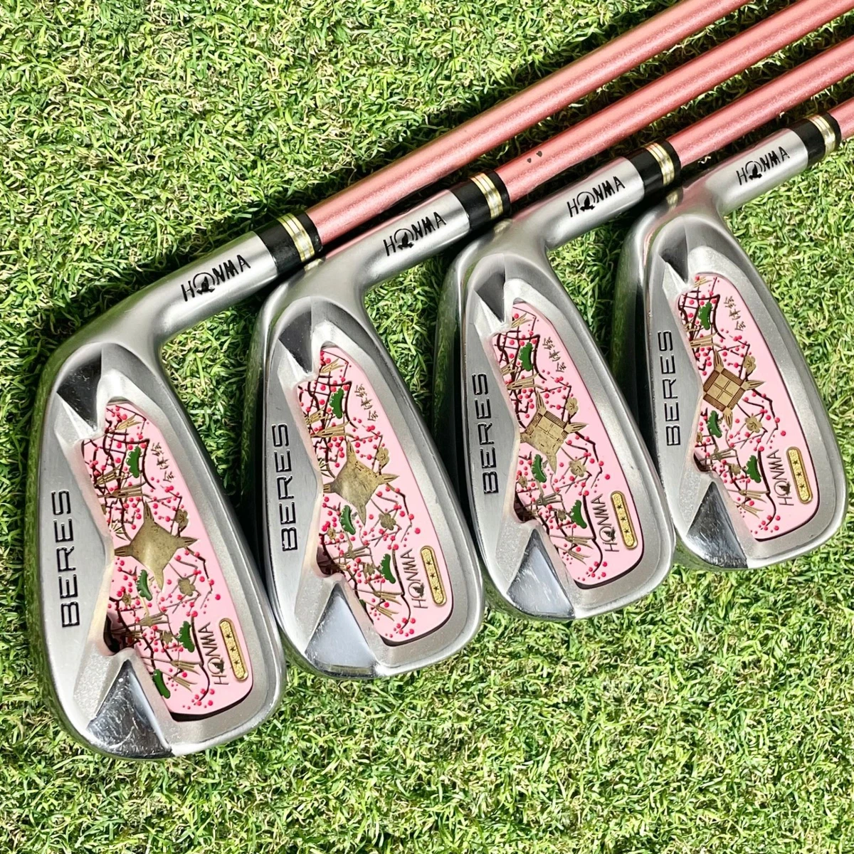 HONMA 女士高尔夫球杆铁杆套组| eBay HONMA 女士高尔夫球杆铁杆套组| eBay
