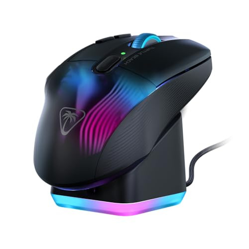 New Turtle Beach Kone XP Air Wireless Ergonomic RGB Gaming Mouse Customizable Design