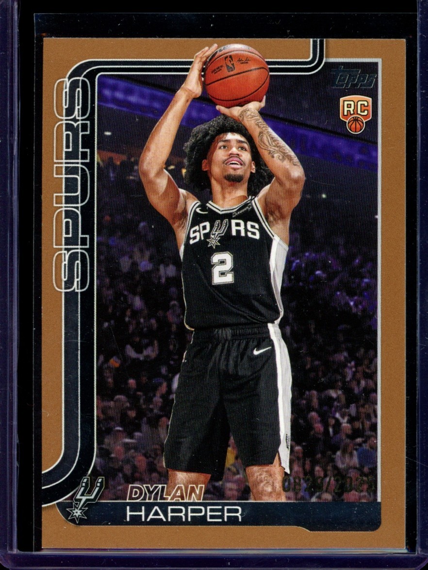 2025-26 Topps - Dylan Harper #202 Gold /2025 (RC) Rookie