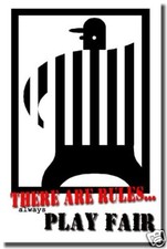 There are Rules Play Fair - Classroom School  POSTER