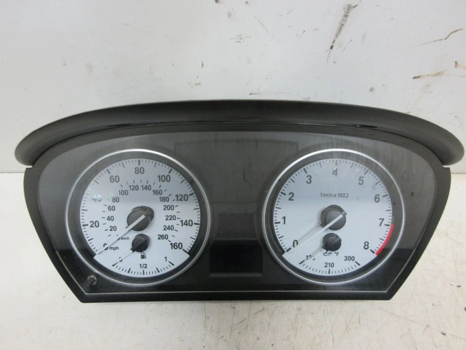 Velocímetro cuadro de instrumentos km/h mph Fahrenheit se adapta a BMW 3 (E90) 335I XDRIVE Foto 2 de 4