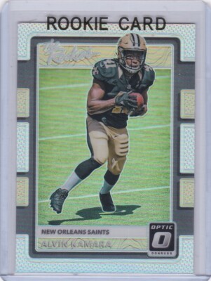ALVIN KAMARA ROOKIE CARD 2017 Donruss Optic RARE SILVER PRIZMS RC Football SAINT | eBay ALVIN KAMARA ROOKIE CARD 2017 Donruss Optic RARE SILVER PRIZMS RC Football SAINT | eBay