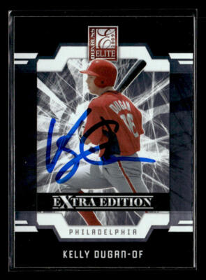 Kelly Dugan signed auto 2009 Donruss Elite Extra Edition #11 card