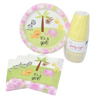 Baby Girl Shower Party Supplies Bundle For 18 Guests: Disposable Paper Plates... on sale Baby Girl Shower Party Supplies Bundle For 18 Guests: Disposable Paper Plates... on sale