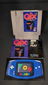 Qix (Nintendo Entertainment System, 1991) NES CIB COMPLETE