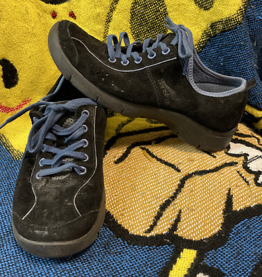 Dansko Elise Women's Black Suede Lace Up Sneakers Sz 38 see