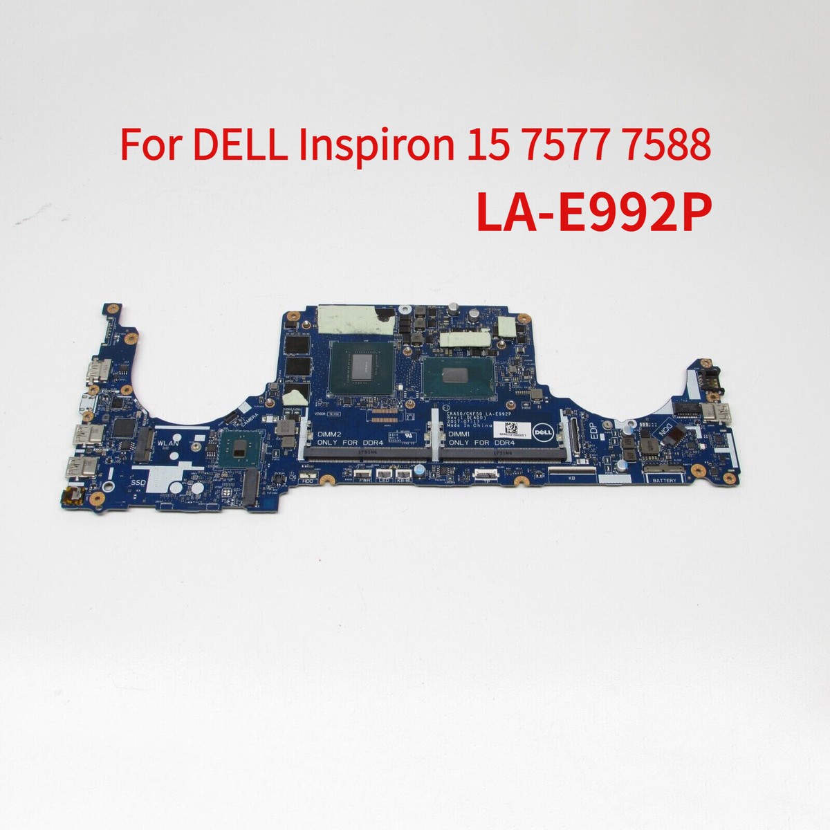 Motherboard For DELL Inspiron 7577 7570 7588 5587 7580 LA-E991P LA