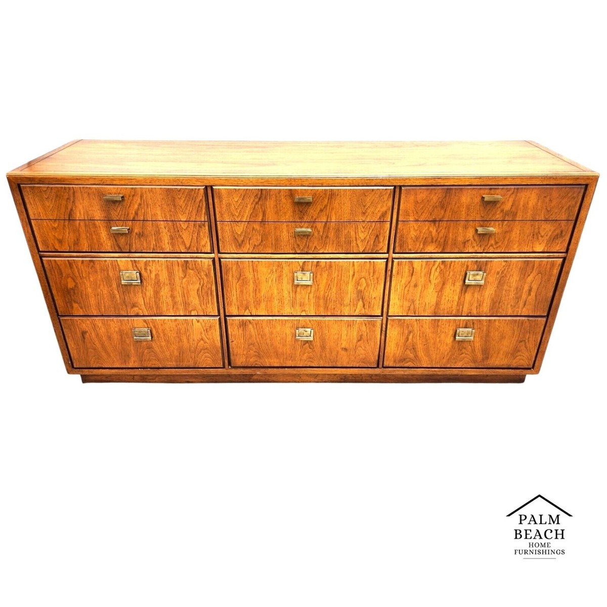 MCM Vintage Dresser Campaign Style Consensus by Drexel | eBay