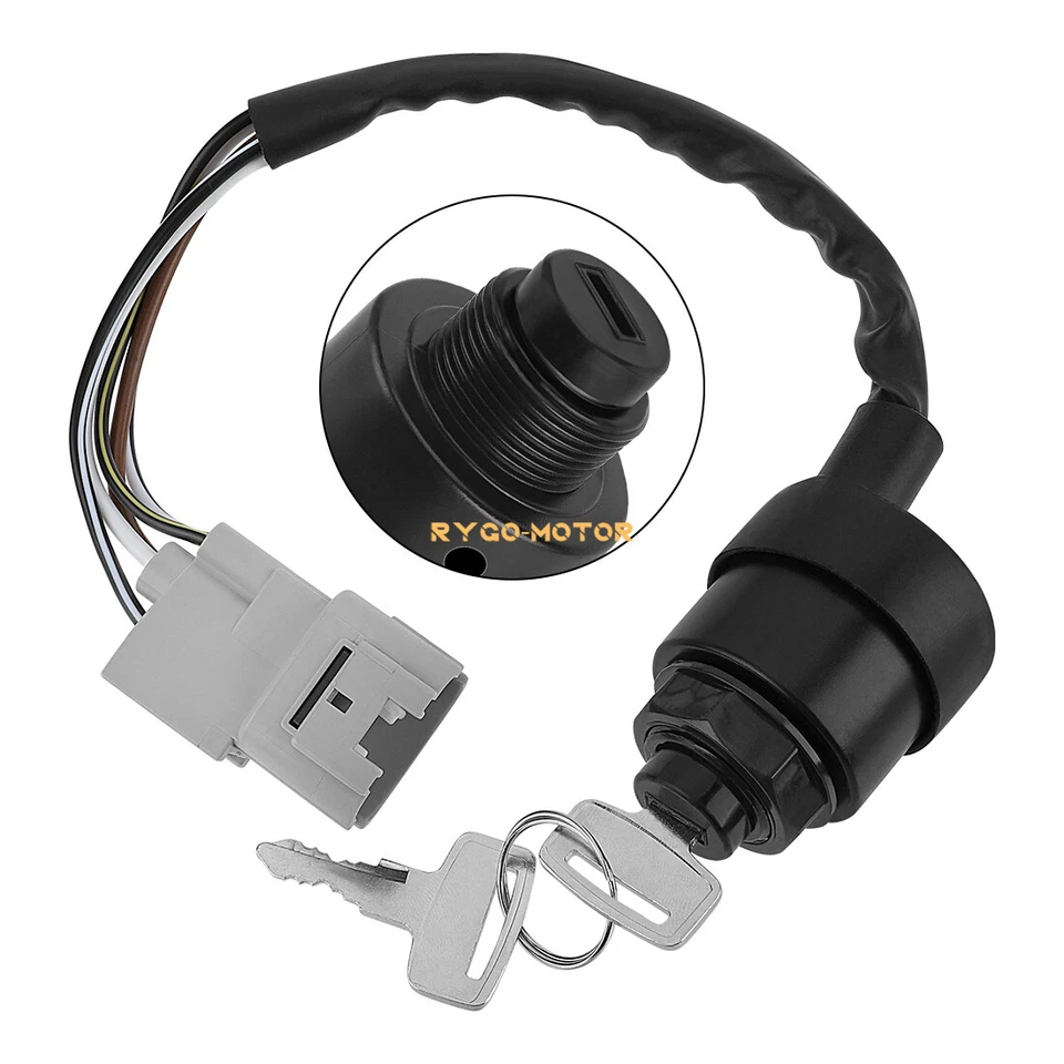 Interruptor de llave de encendido 27005-1244 para Kawasaki Mule 3000 3010 3020 KAF620 2001-2008 Foto 3 de 4