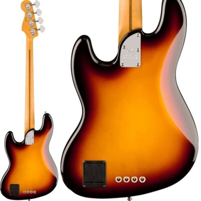 Fender USA American Ultra II Jazz Bass (Ultraburst/Ebony) Electric