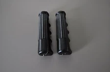 BLACK  BICYCLE GRIPS Prewar Monark /SCHWINN Autocycle  Silverking FOX GRIPS