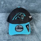 New Era 39THIRTY Carolina Panthers Team Classic Flex Hat Black Medium/ Large New