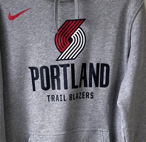 Nike Portland Trail Blazers Gray Hoodie 