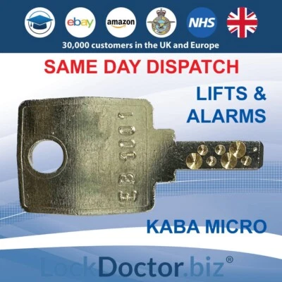 KABA Micro Replacement Utility Switch / Lift Keys