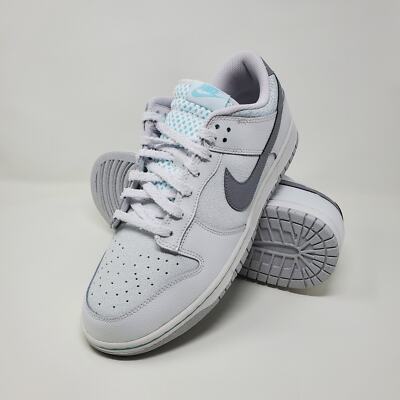 Nike Dunk Low Retro SE Summit White Metallic Silver HQ3619-121 Men's Size 11