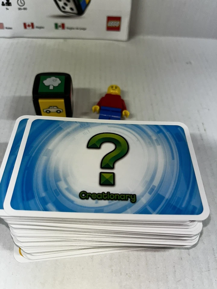 LEGO Creationary Replacement Parts: Lego Man, Game Cards, Instruction, & Die - Image 4 of 4