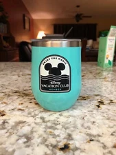 2022 Disney Parks Vacation Club DVC Mickey Mouse Teal Wine Tumbler Corkcicle