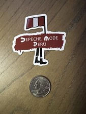 Depeche Mode Waterproof Vinyl Sticker Peru