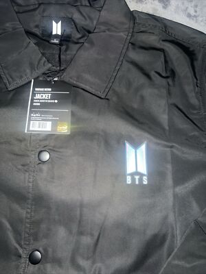 LARGE VINTAGE RETRO BTS POP-UP MAP OF THE SOUL LOGO COACH JACKET