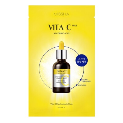 MISSHA Vita C Plus Spot Correcting Ampoule Sheet Mask 26gr, 1Stück