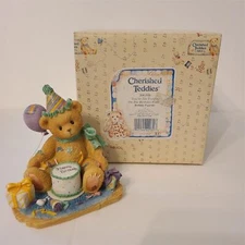 Cherished Teddies 306398 You're the Frosting on the Birthday Cake 1997  NIB