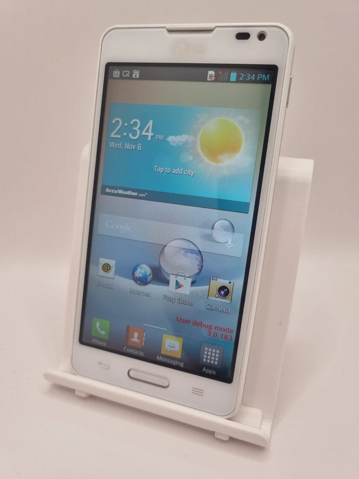 LG Optimus F6 White Unlocked 4GB 4.5" 5MP Android Smartphone - Image 4 of 4