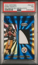 2022 Panini Certified Kenny Pickett New Gen Jerseys Mirror Blue (PSA 7) [#15/25]