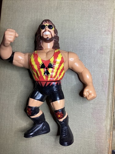 WWF Hasbro 1991 Adam Bomb WWE Action Figure Wrestl...