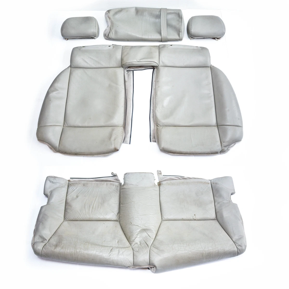 Grey Leather Back Seat Covers Volvo C70 Convertible Volvo 1998 2005 OEM 8616473