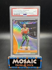 2019 Clearly Donruss Donovan Mitchell #1 Takeoff Holo Silver SSP /10 PSA 9 MINT