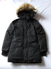 Women's Canada Goose Trillium Coyote Fur Hooded Winter Parka Down Coat Jacket XS