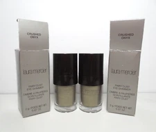 LAURA MERCIER FAIRY DUST EYE SHIMMER SHADE CRUSHED ONYX 0.07 OZ BOXED (LOT OF 2)