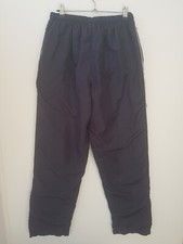 Midford Boys Pants Elastic Waist Zipped Legs Navy Blue Size S 82cm waistline