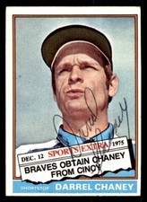 1976 Topps Baseball #259T Darrel Chaney Signed Autograph (no COA) *f2